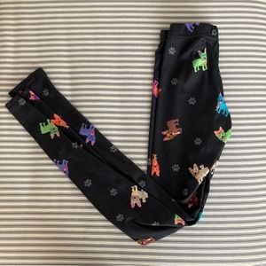 LuLaRoe Dog Print Leggings